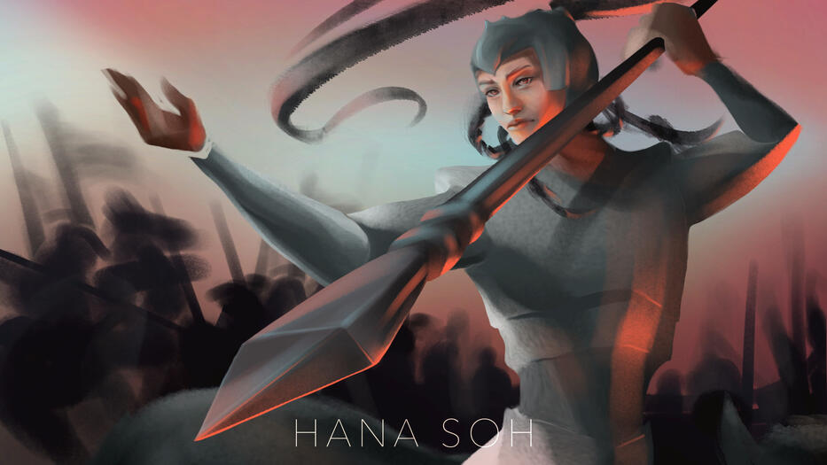 Ouyang from She Who Became The Sun by Shelley Parker-Chan fanart