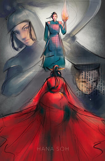 She Who Became The Sun fanart SWBTS movie poster by Hana Soh