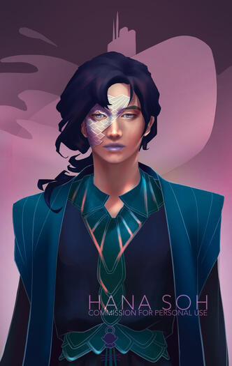 Prince of the Deep art commission & character design by Hana Soh