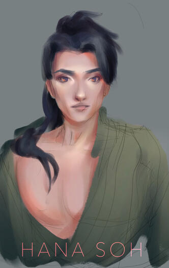 General Ouyang fanart from She Who Became The Sun by Shelley Parker-Chan